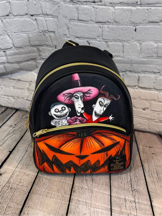 Loungefly Handbags - Nightmare Before Christmas Hot Topic Loungefly Lock Shock Barrel Mini Backpack
